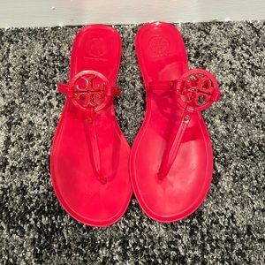 Red Tory Burch Sandals